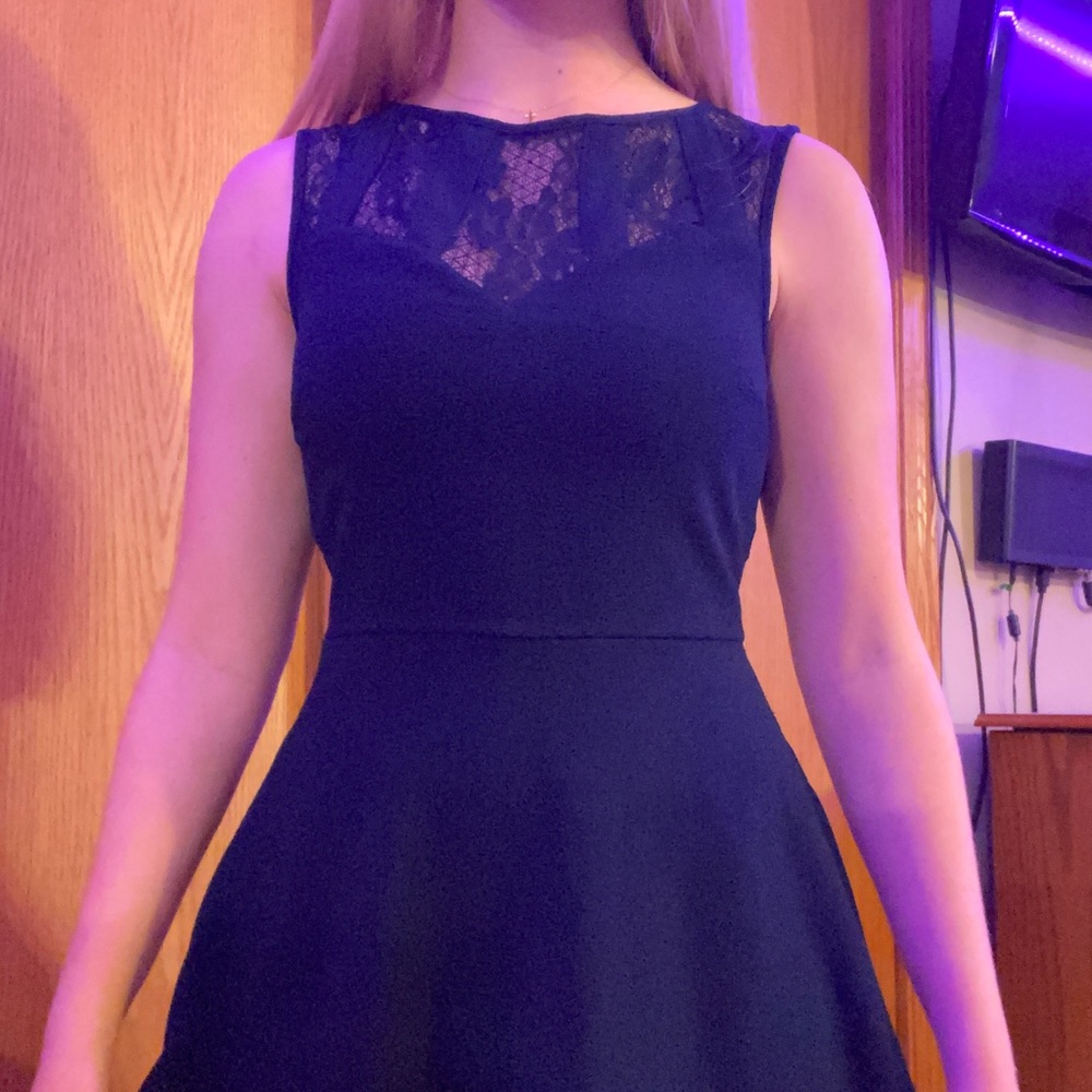 smalll blue dress from macy’s